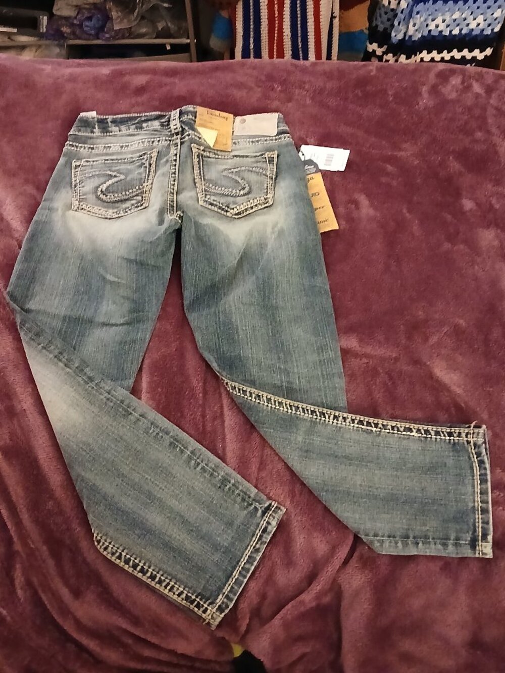 NWT Maurices Silver Jeans TUESDAY Women Mid Capri Jeans W28/L23